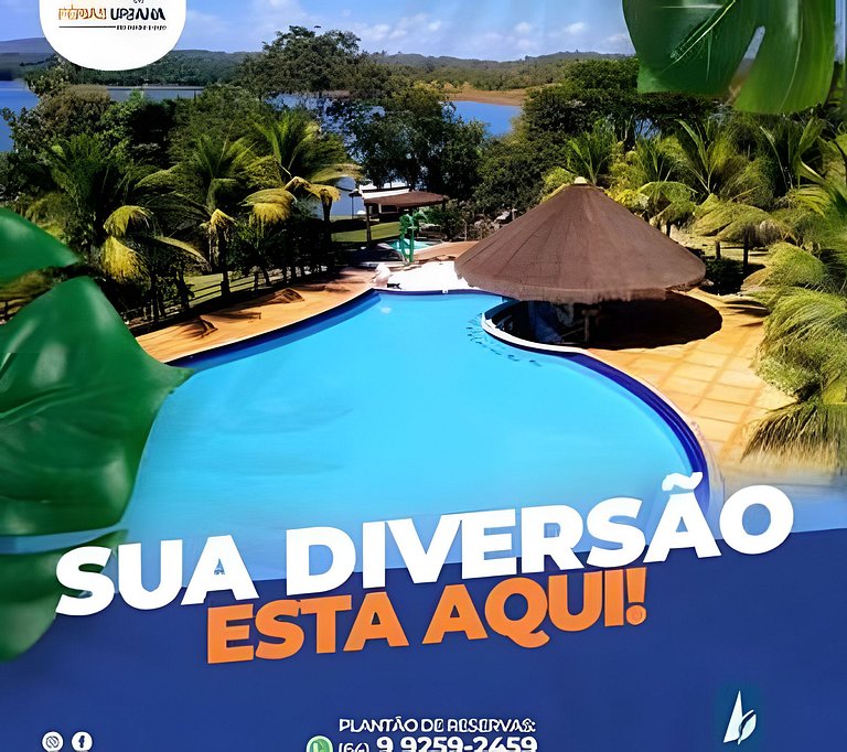 Pontal do Lago Flat Residence, aproveite dias incríveis em f